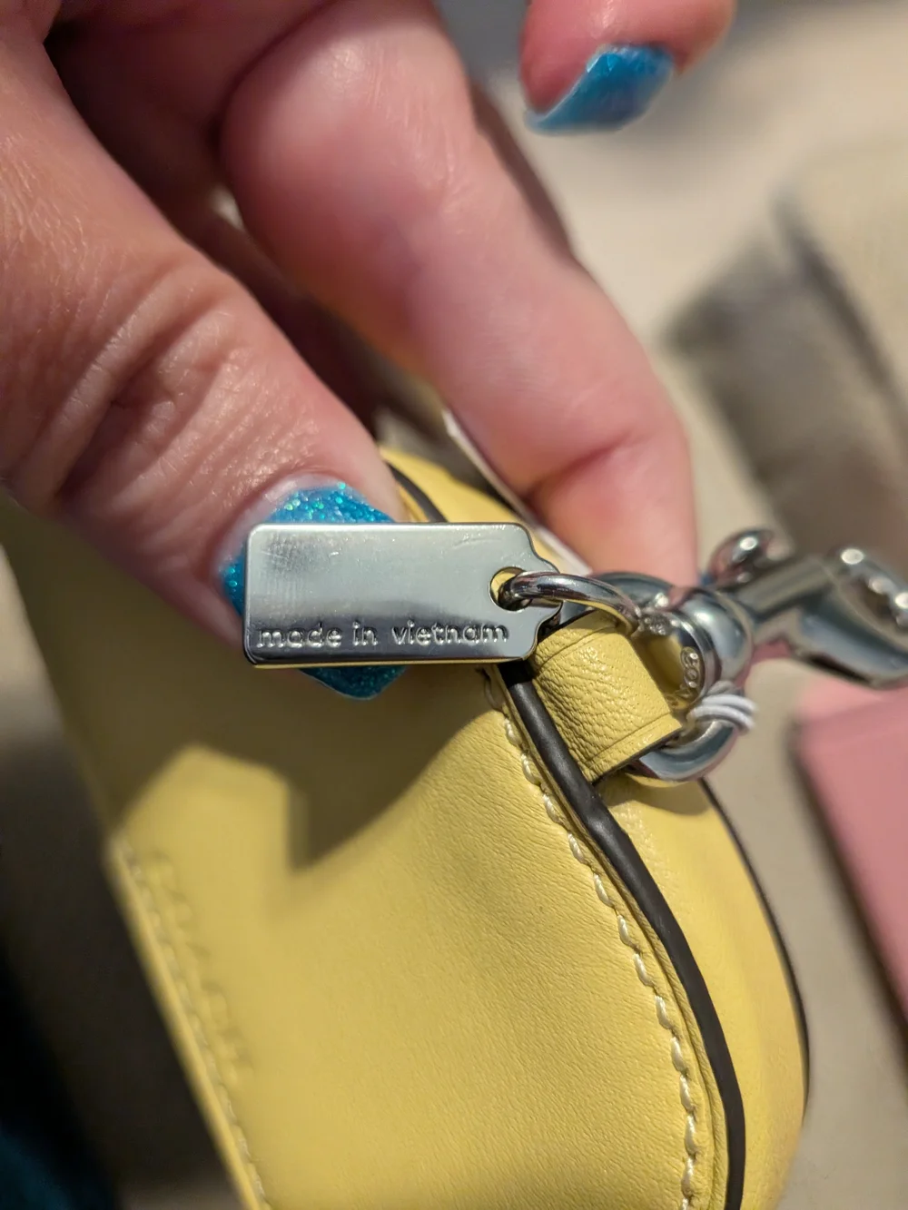 Coach Taxi Coin Pouch Bag Charm